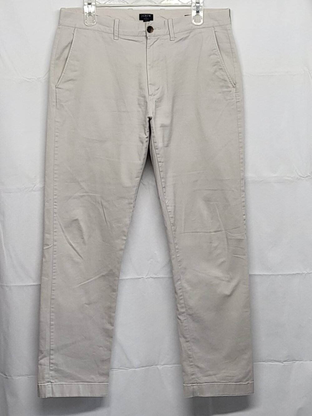 J Crew Flex Pants Chino Mens 34 X 31 (Tag32X32) Straight Leg Twill